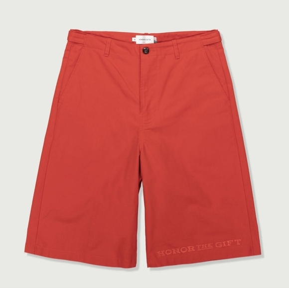 Honor The Gift Men's Red Shorts - Picture 1 of 14
